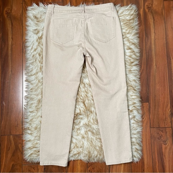 Soft Surroundings speckled ankle jeans - Picture 4 of 5